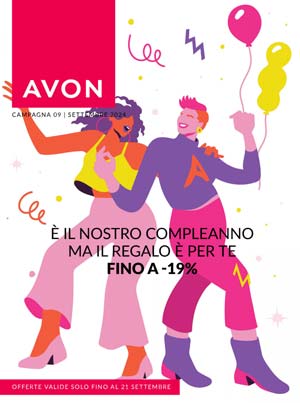 Compleanno Avon Catalogo Campagna 9 | Settembre 2024 scarica il PDF